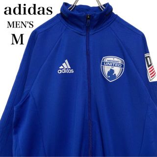 アディダス(adidas)のadidas アディダス トラックジャケット ジャージ 青 メンズM(ジャージ)