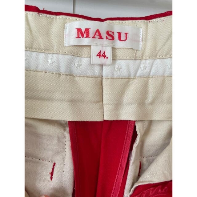 MASU COTTON WIDE TROUSERS(RED) | hartwellspremium.com