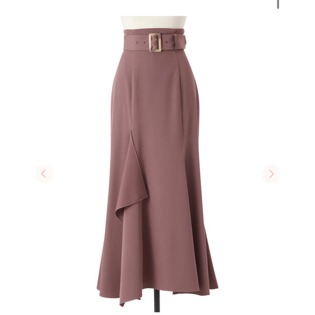 COCO DEAL(ココディール)のワイドベルト付きアシメマーメイドスカート レディースのスカート(ロングスカート)の商品写真