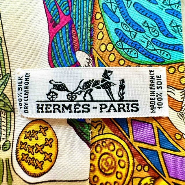 Hermes(エルメス)の【超希少品】HERMES エルメス　ネクタイ　ガレ柄　希少柄　フランス製　 メンズのファッション小物(ネクタイ)の商品写真