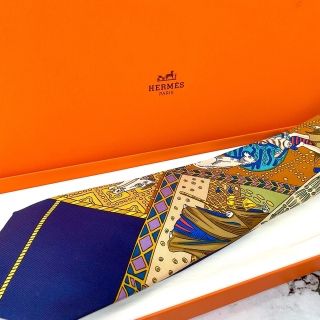 エルメス(Hermes)の【超希少品】HERMES エルメス　ネクタイ　ガレ柄　希少柄　フランス製　(ネクタイ)