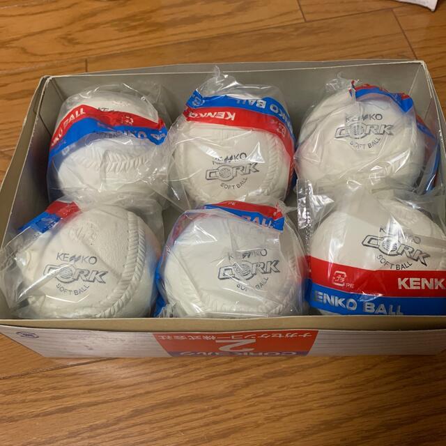Kenko(ケンコー)のソフトボール2号球　新球 スポーツ/アウトドアの野球(ボール)の商品写真
