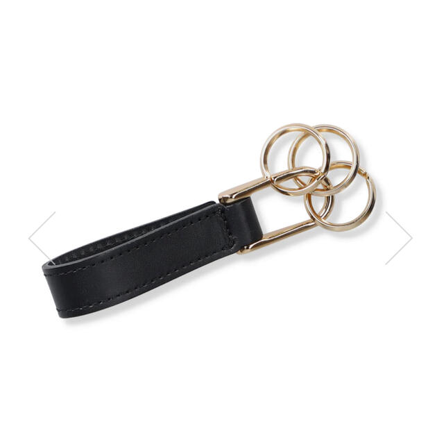 WIND AND SEA - wind and sea LEATHER KEY RING BLACKの通販 by