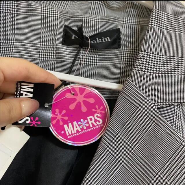 MARS MA RS pumpkin チェック柄 M テーラードジャケット