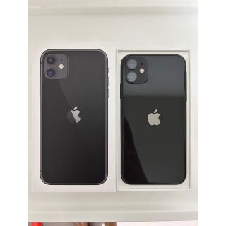 アイフォーン(iPhone)のiPhone 11 ブラック 64GB SIMフリー(スマートフォン本体)