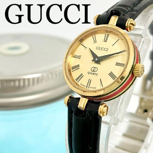 人気商品】 G - 109 GUCCI グッチ レディース腕時計 シェリーライン 箱