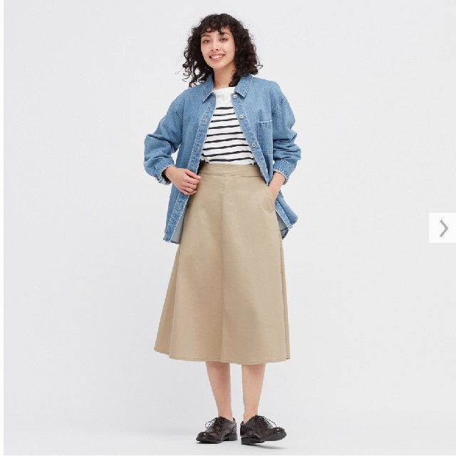 UNIQLO - 新品 ユニクロ ストレッチコットンブレンドサーキュラー