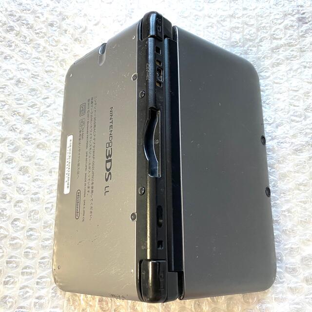 3DSLL ニンテンドー3DS LL シルバーXブラック 本体のみ タッチペン付 ...