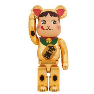 ベアブリック(BE@RBRICK)のBE@RBRICK 招き猫 ペコちゃん 金運 金メッキ 1000％ ベアブリック(その他)