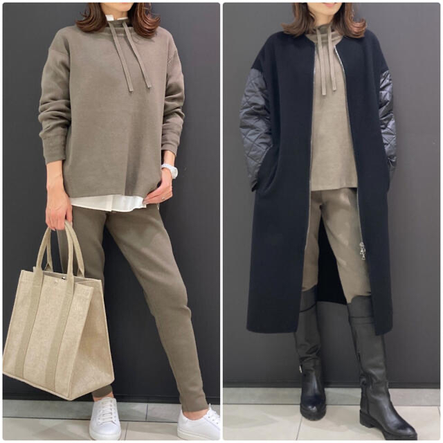 theory luxe ウールカシミアニットセットアップ