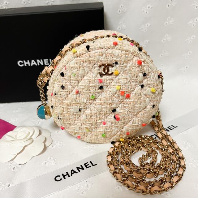 ★専用★レア可愛い CHANEL シャネル ツイード チェーンショルダー バッグ | フリマアプリ ラクマ