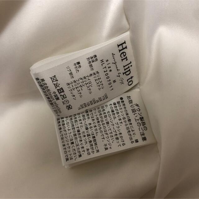 げしました】 snidel - Her lip to/Hooded Tweed Shell Downの通販 by