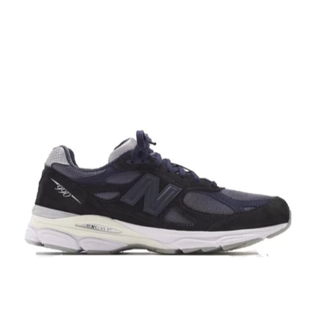 New Balance(ニューバランス)のKITH RONNIE FIEG × New Balance990V3 Navy レディースの靴/シューズ(スニーカー)の商品写真