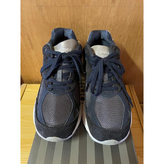 New Balance(ニューバランス)のKITH RONNIE FIEG × New Balance990V3 Navy レディースの靴/シューズ(スニーカー)の商品写真