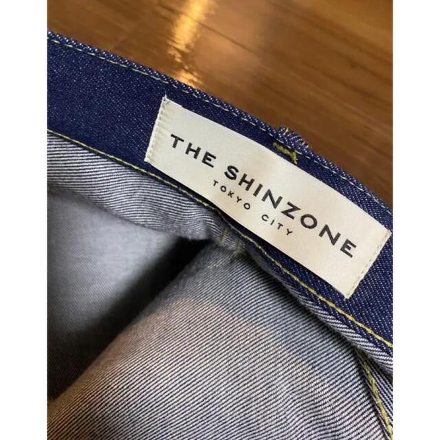 Shinzone(シンゾーン)のTHE SHINZONE IVY JEANS アイビージーンズサイズpoネイビー レディースのパンツ(デニム/ジーンズ)の商品写真