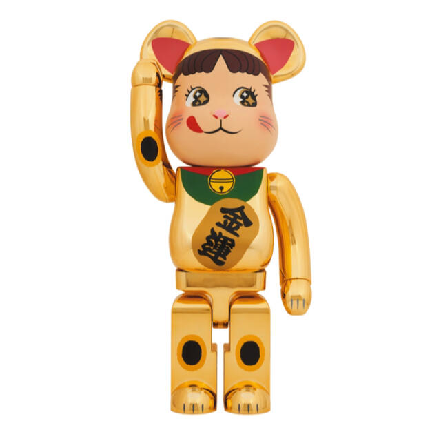 BE＠RBRICK 招き猫 ペコちゃん 金運 金メッキ 1000%