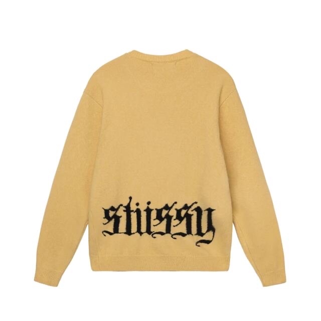 STUSSY 22AW  GOTHIC SWEATERメンズ