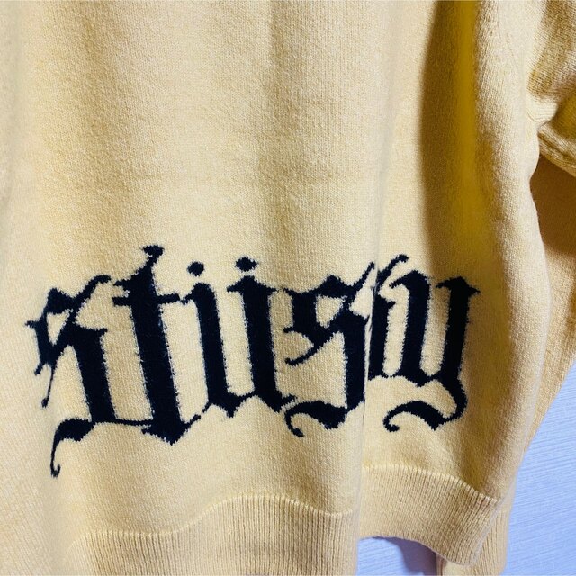 STUSSY 22AW  GOTHIC SWEATER