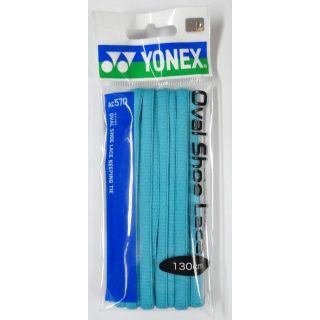 ヨネックス(YONEX)のヨネックス　オーバルシューレース AC570　ミントブルー・130cm ②(バドミントン)