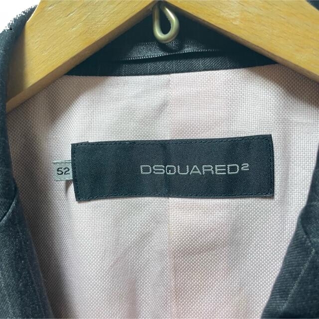 DSQUARED2(ディースクエアード)の【美品】DSQUARED２ディースクエアード ダブル テーラドジャケット メンズのジャケット/アウター(テーラードジャケット)の商品写真