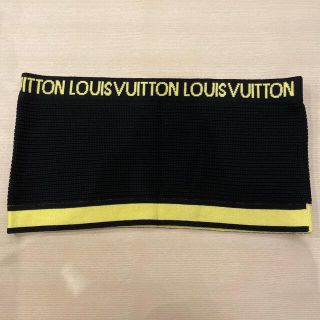 ルイヴィトン(LOUIS VUITTON)の美品ルイヴィトン エシャルプ スヌード マフラー ロゴ メンズ(マフラー)