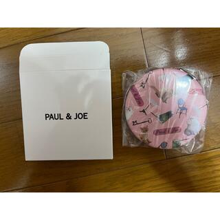 ポールアンドジョー(PAUL & JOE)のポールアンドジョー　ポルジョ　ノベルティ　非売品　ミラー　鏡　ピンク　猫(ミラー)