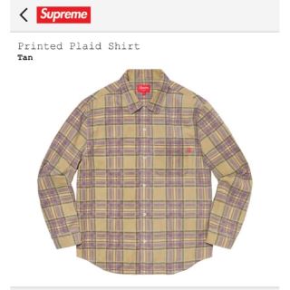 シュプリーム(Supreme)のsupreme Printed Plaid Shirt ネルシャツ(シャツ)