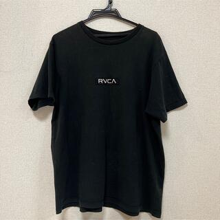 【テープロゴ】RVCA刺繍BOXロンT  ブラックアイパッチ　ウエステッドユース