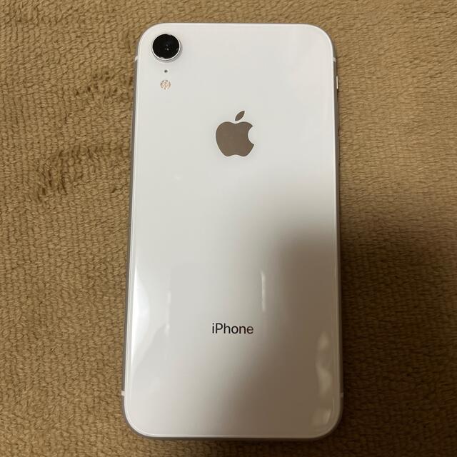 スマートフォン携帯電話Apple iphone XR 128GB ホワイト 本体のみ