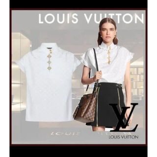 ルイヴィトン(LOUIS VUITTON)のルイヴィトン　ヴィトン　ブラウス　フリルブラウス(シャツ/ブラウス(半袖/袖なし))