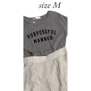 新品☆Tシャツ＋スカート　sizeM(Tシャツ(半袖/袖なし))