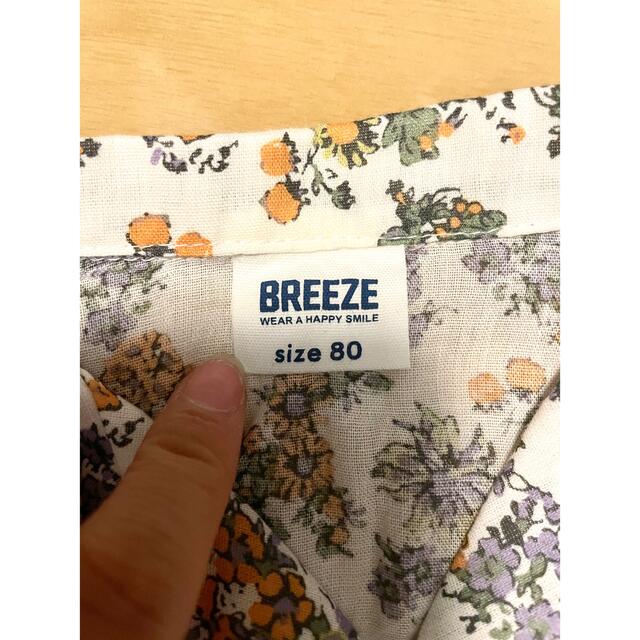 BREEZE(ブリーズ)の女の子　ワンピース　BREEZE 80cm キッズ/ベビー/マタニティのベビー服(~85cm)(ワンピース)の商品写真