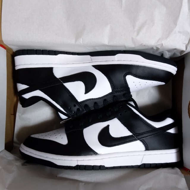 NIKE DUNK LOW White Black 27cm