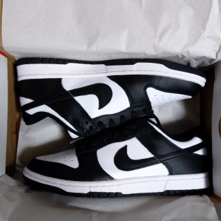 ナイキ(NIKE)のNIKE DUNK LOW White Black 27cm(スニーカー)