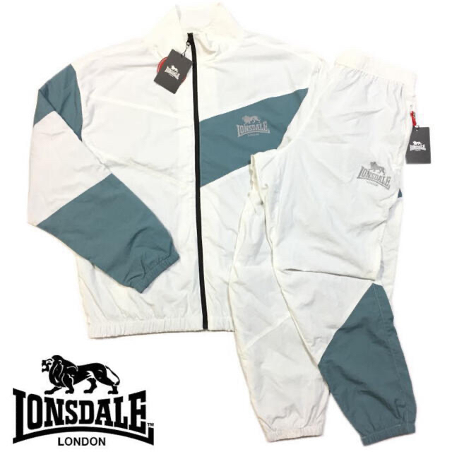 新品正規 L LONSDALE ロンズデール ナイロン 上下セット セットアップ