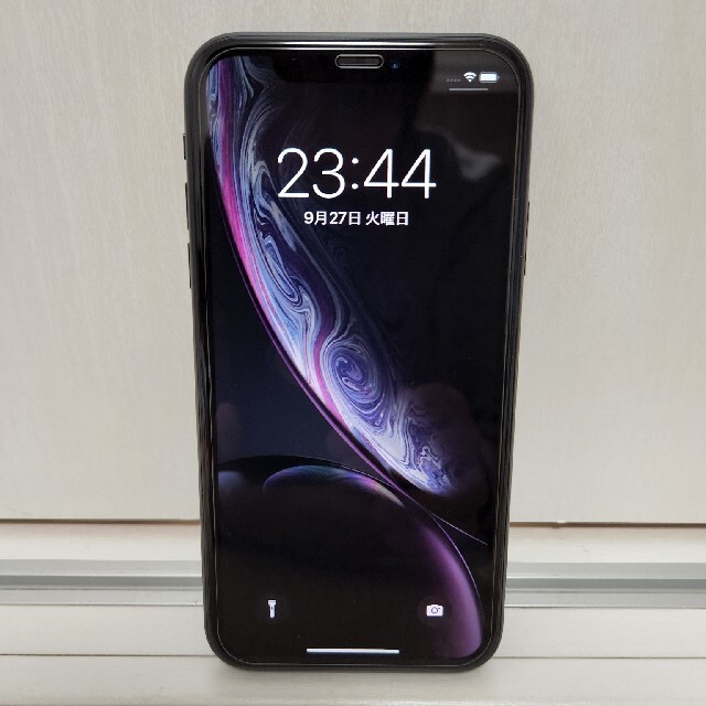 【美品】iPhone XR ブラック 64GB MT002J/A SIMフリー