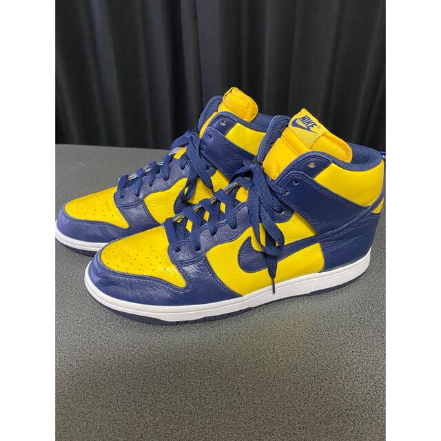 NIKE DUNK RETROナイキダンクミシガン紺黄