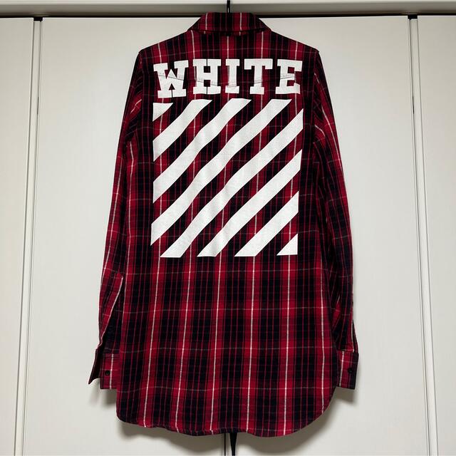 off-white チェックシャツ XL