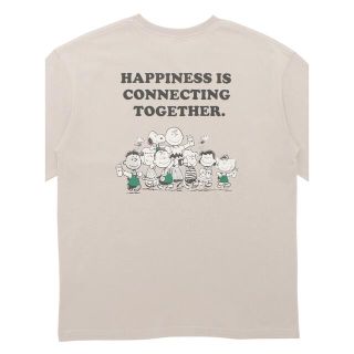 スターバックスコーヒー(Starbucks Coffee)のスタバ　[オンラインストア限定]Tシャツ PEANUTS グレー S-M(キャラクターグッズ)