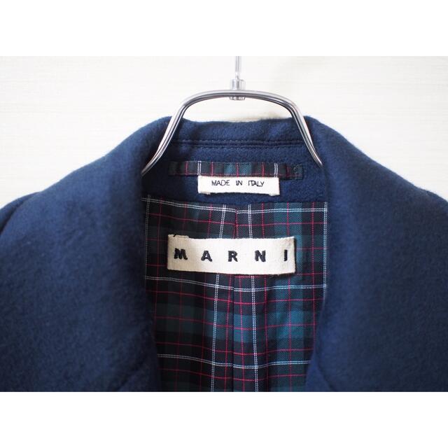 MARNI】Wool-Melton Chesterfield coat ジャケット/アウター