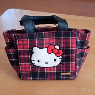 ハローキティ(ハローキティ)のhjs2様専用❤キティ👜タータンチェックバッグ(ハンドバッグ)