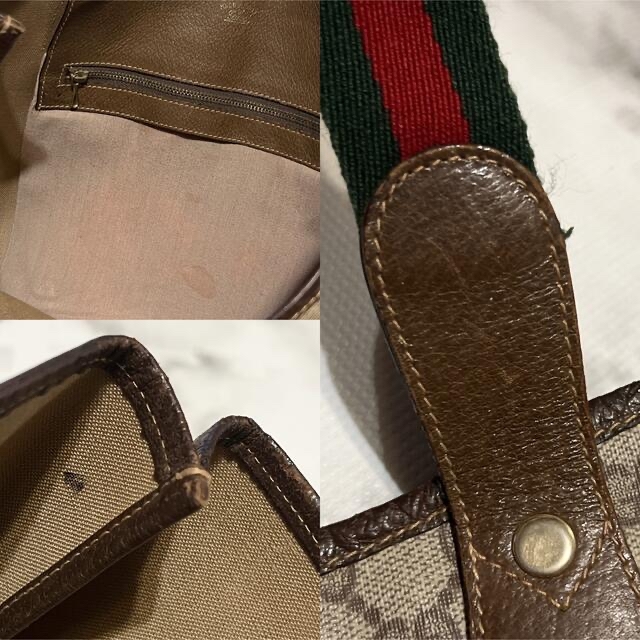 Gucci(グッチ)のオールドグッチ GGシェリーライントートバック/肩掛け レディースのバッグ(トートバッグ)の商品写真