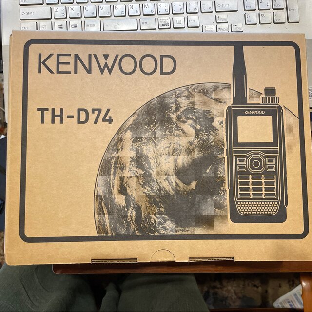 KENWOOD(ケンウッド)のKENWOOD TH-D74 高性能ハンディ無線機　オプションあり エンタメ/ホビーのテーブルゲーム/ホビー(アマチュア無線)の商品写真