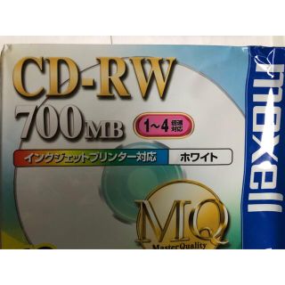 マクセル(maxell)のCD-RW 4枚　マクセル(PC周辺機器)