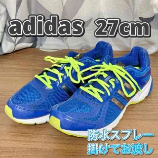 アディダス(adidas)のアディダス USED 27cm adidas ランニングシューズ 靴 ブルー(スニーカー)