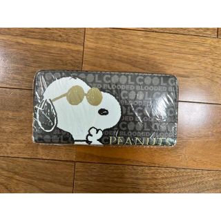 スヌーピー(SNOOPY)の黒の長財布　SNOOPY  (財布)