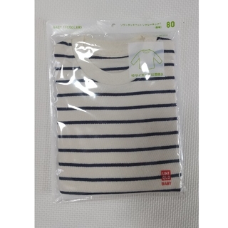 ユニクロ(UNIQLO)のユニクロ 長袖 Tシャツ 80 ボーダー(Ｔシャツ)