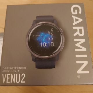 ガーミン(GARMIN)のこまつけ様garmin Venu 2 Granite Blue / Silver(腕時計(デジタル))