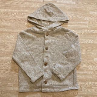 ザラキッズ(ZARA KIDS)のzara kids フード付きカーディガン　98cm(ジャケット/上着)