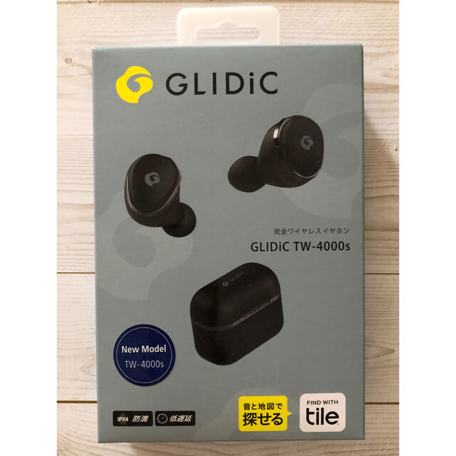 GLIDiC ワイヤレスイヤホン　ブラック　黒　TW-4000s